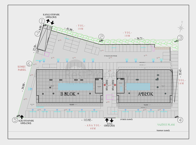 Bürofläche im Zentrum von Antalya  Bürofläche im Zentrum von Antalya
