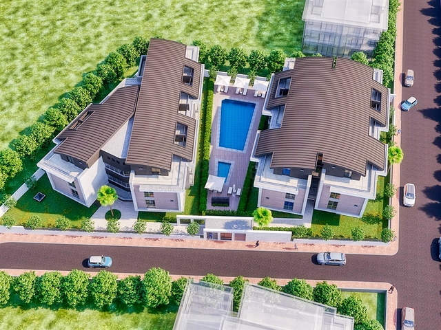 1+1 , 2+1 und 3+1 Wohnungen im Wohnbezirk Ermenek - Antalya 