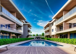 1+1 , 2+1 und 3+1 Wohnungen im Wohnbezirk Ermenek - Antalya 