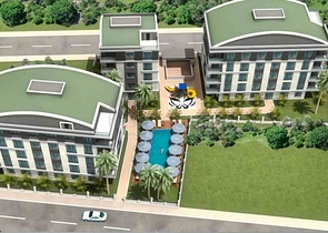 2+1 und 3+1 Wohnungen in der Wohngegend Gebizli - Antalya 