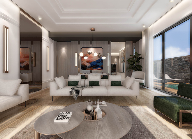 5+2-Villen im Stadtteil Doshemealty - Antalya 