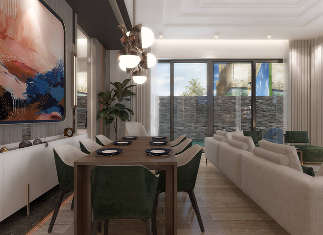 5+2-Villen im Stadtteil Doshemealty - Antalya 