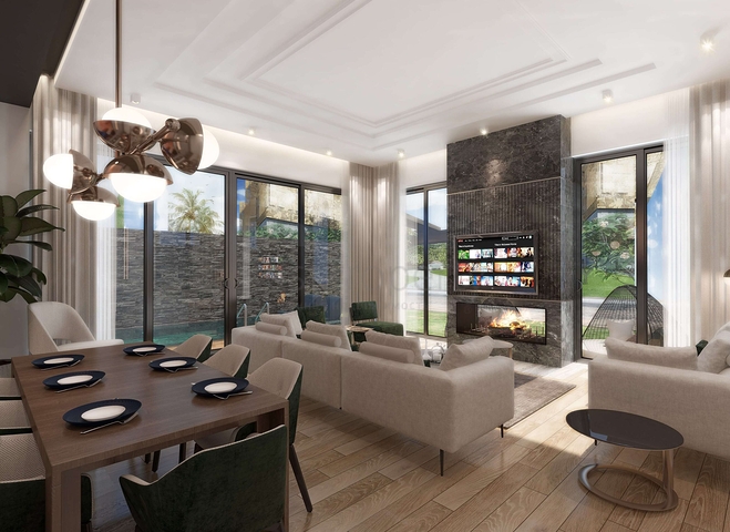 5+2-Villen im Stadtteil Doshemealty - Antalya 