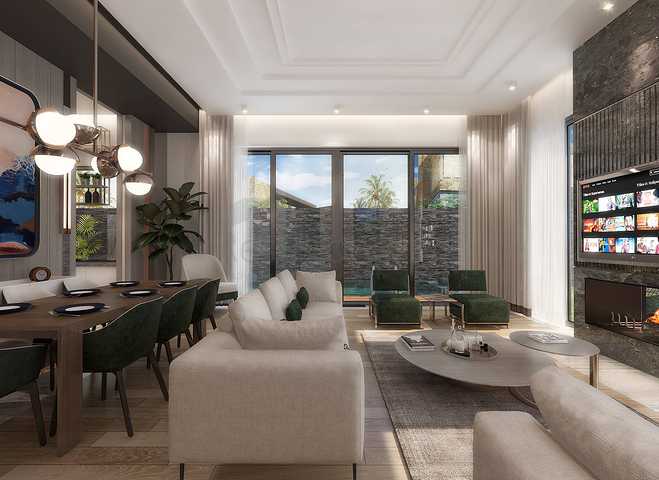 5+2-Villen im Stadtteil Doshemealty - Antalya 