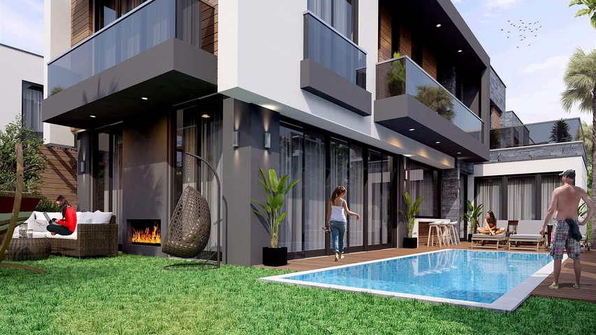 5+2-Villen im Stadtteil Doshemealty - Antalya 