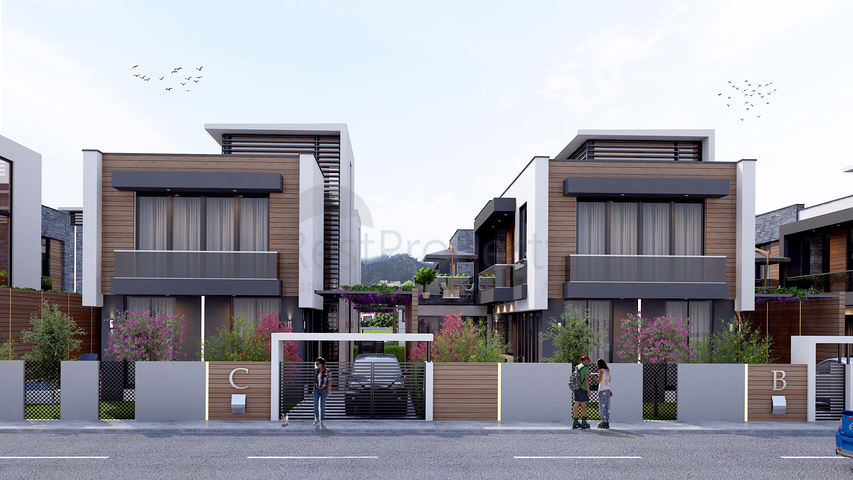 5+2-Villen im Stadtteil Doshemealty - Antalya 