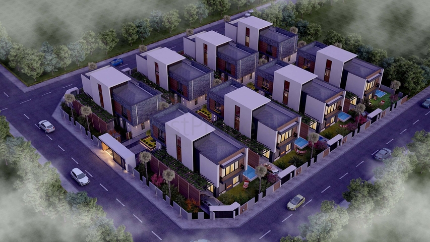 5+2-Villen im Stadtteil Doshemealty - Antalya 