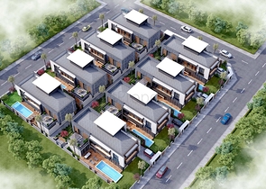 5+2-Villen im Stadtteil Doshemealty - Antalya 