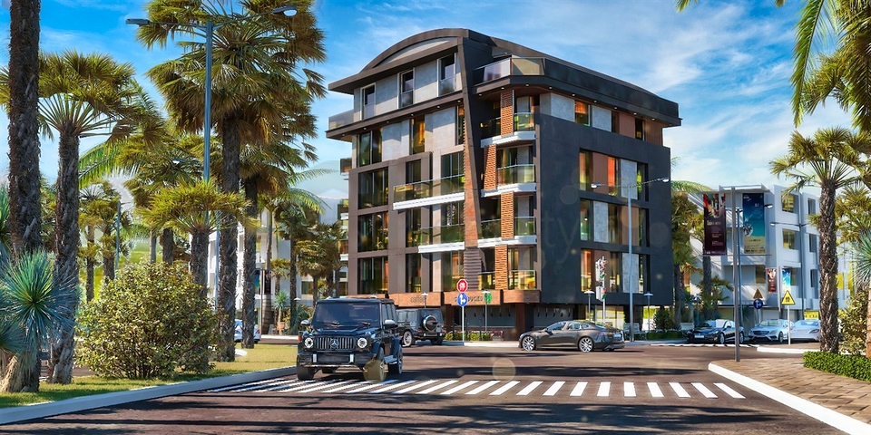 4+1 Wohnungen in der Wohngegend Persimmon - Antalya