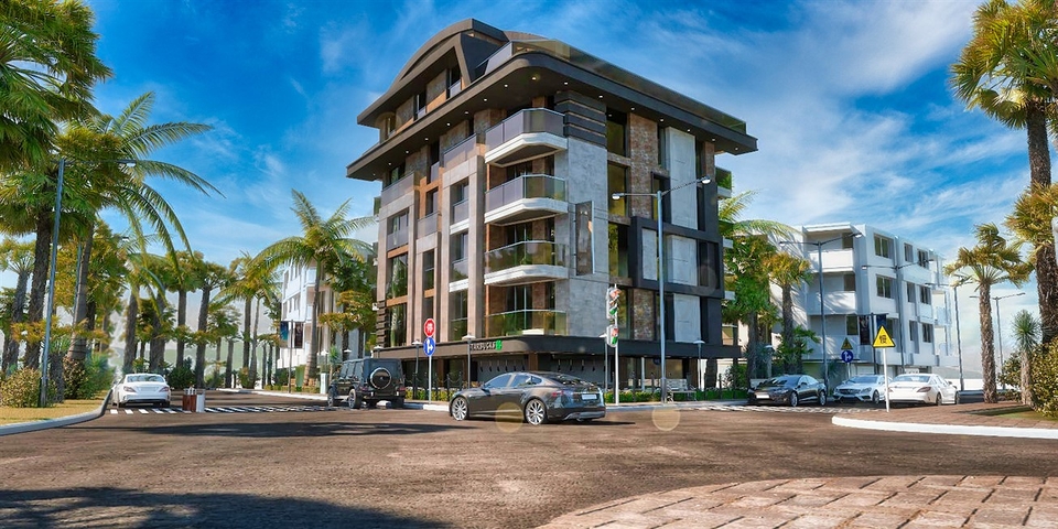 4+1 Wohnungen in der Wohngegend Persimmon - Antalya