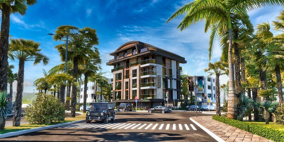 4+1 Wohnungen in der Wohngegend Persimmon - Antalya