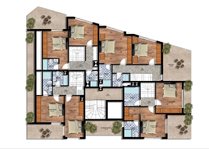4+1 Wohnungen in der Wohngegend Persimmon - Antalya