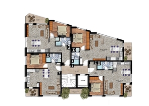 4+1 Wohnungen in der Wohngegend Persimmon - Antalya