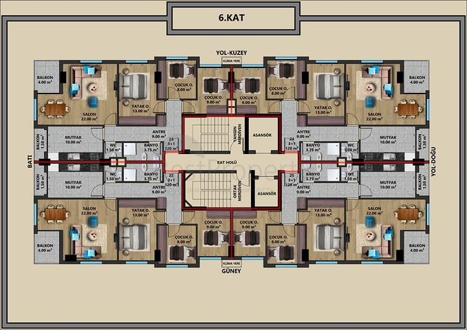 Investitionsprojekt im Zentrum von Antalya 