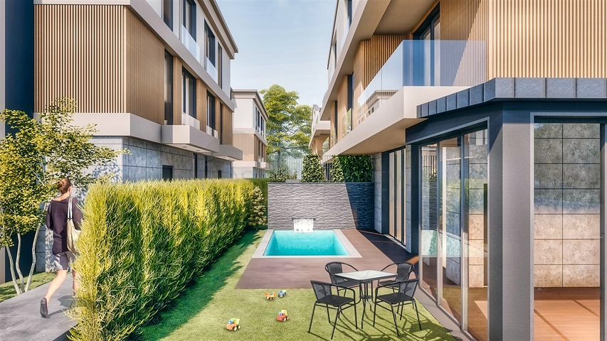 Villen mit 6+2 Grundrissen in Altyntas - Antalya 