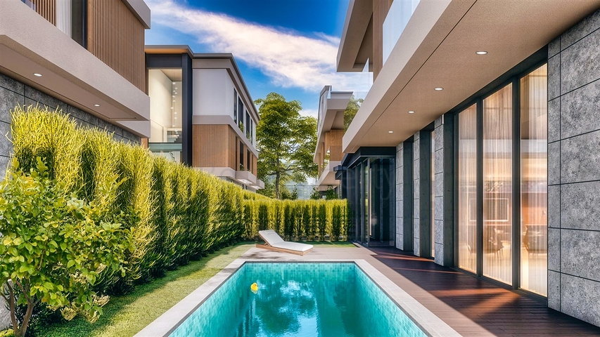 Villen mit 6+2 Grundrissen in Altyntas - Antalya 