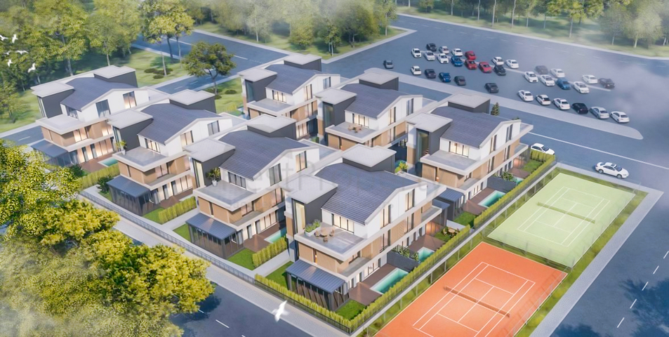 Villen mit 6+2 Grundrissen in Altyntas - Antalya 