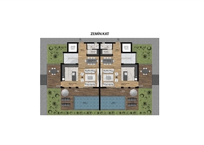 Villen mit 6+2 Grundrissen in Altyntas - Antalya 