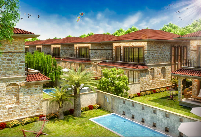 4+1-Villen im Stadtteil Doshemealty - Antalya 