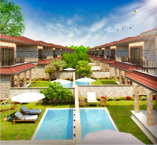 4+1-Villen im Stadtteil Doshemealty - Antalya 