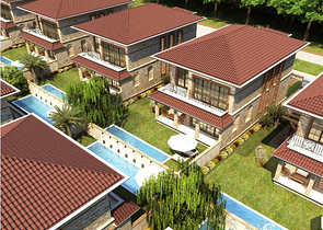 4+1-Villen im Stadtteil Doshemealty - Antalya 