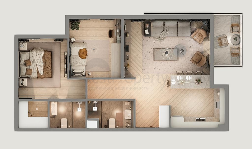 Investitionsprojekt im Wohnbezirk Altyntasch - Antalya  