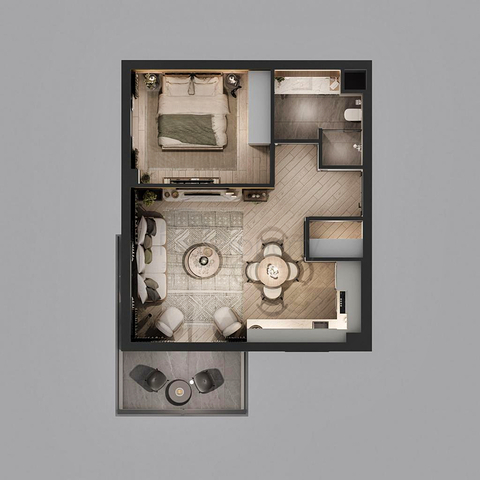 Investitionsprojekt im Wohnbezirk Altyntasch - Antalya  