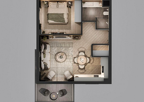 Investitionsprojekt im Wohnbezirk Altyntasch - Antalya  