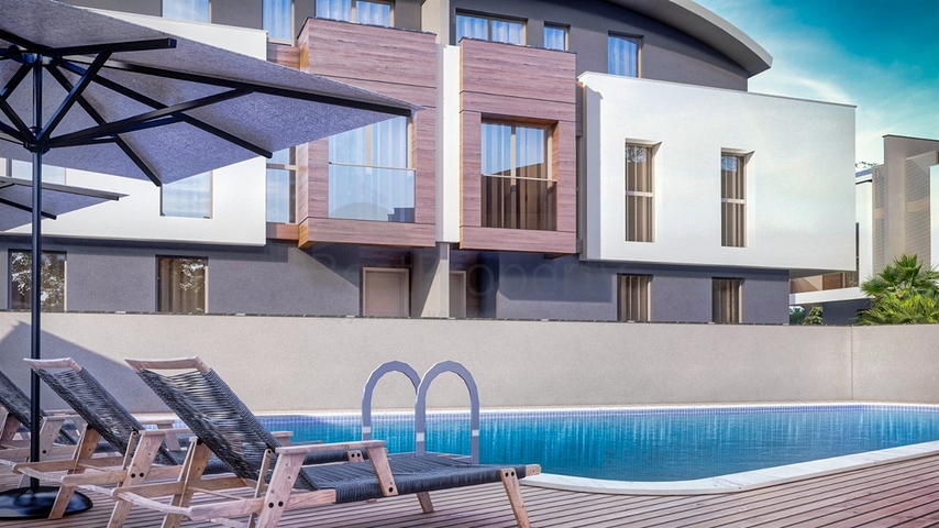 Villen in einem Komplex mit 5+1 Grundrissen in der Region Doshemealty - Antalya 