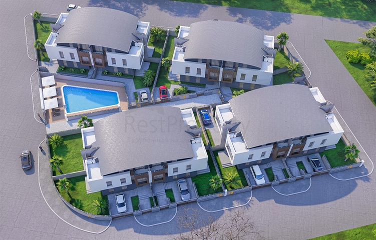 Villen in einem Komplex mit 5+1 Grundrissen in der Region Doshemealty - Antalya 