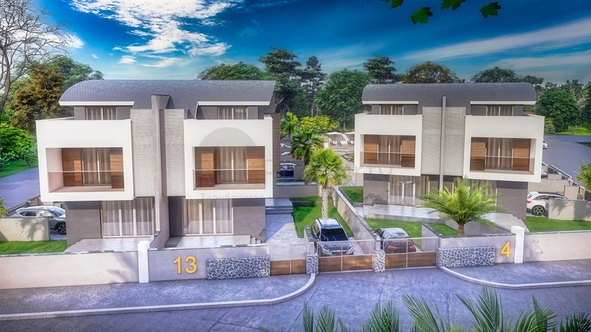 Villen in einem Komplex mit 5+1 Grundrissen in der Region Doshemealty - Antalya 