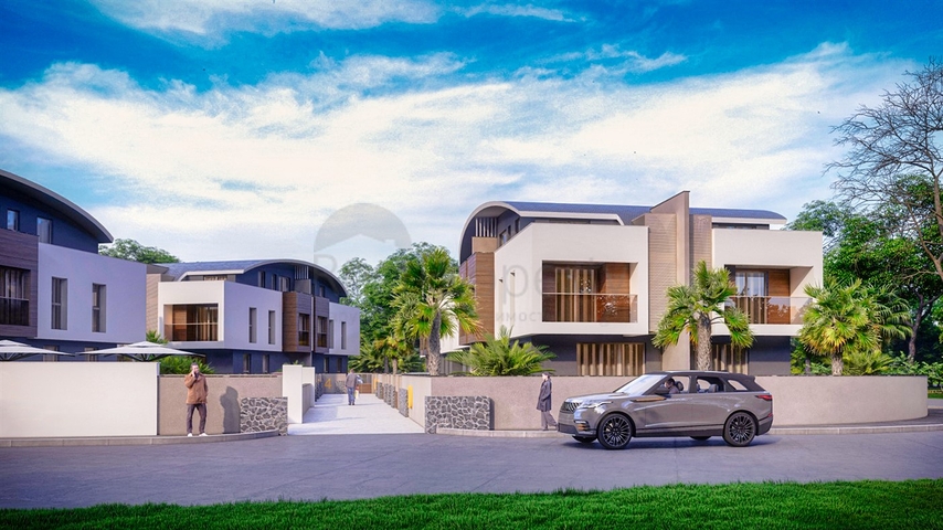 Villen in einem Komplex mit 5+1 Grundrissen in der Region Doshemealty - Antalya 