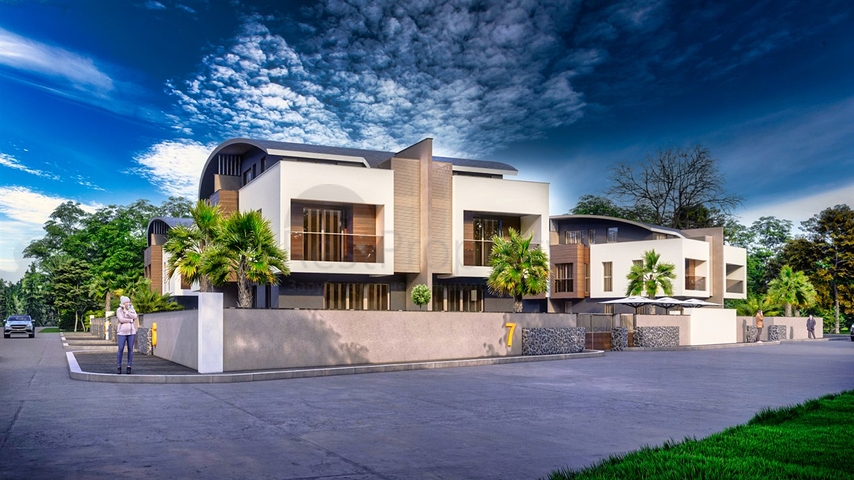 Villen in einem Komplex mit 5+1 Grundrissen in der Region Doshemealty - Antalya 