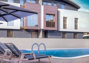 Villen in einem Komplex mit 5+1 Grundrissen in der Region Doshemealty - Antalya 