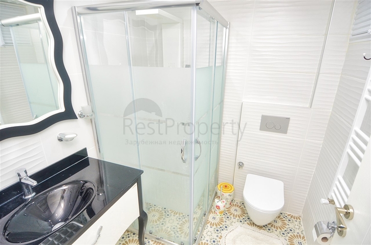 Wohnung mit 3+1 Möbeln im Zentrum von Antalya