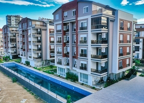 1+1 Wohnung in der Wohngegend von Persimmon - Antalya 