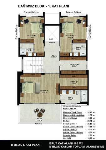 4+1- und 6+1-Villen in der Region Doshemealty - Antalya 