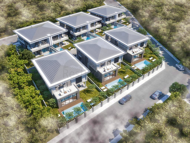 4+1- und 6+1-Villen in der Region Doshemealty - Antalya 