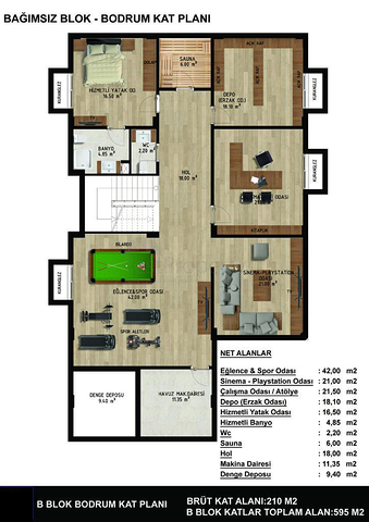 4+1- und 6+1-Villen in der Region Doshemealty - Antalya 