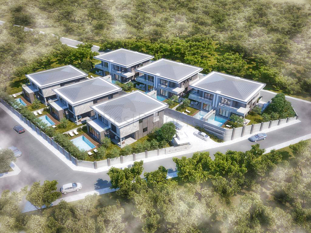 4+1- und 6+1-Villen in der Region Doshemealty - Antalya 