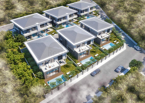 4+1- und 6+1-Villen in der Region Doshemealty - Antalya 