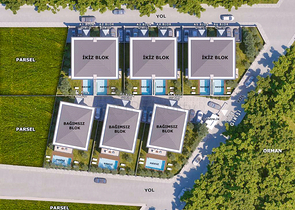 4+1- und 6+1-Villen in der Region Doshemealty - Antalya 