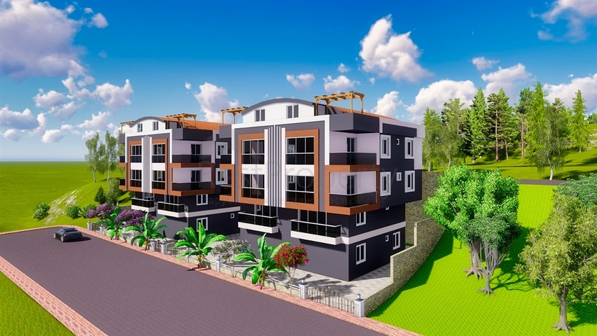 2+1, 3+1 und 4+1 Wohnungen im Stadtteil Kepez - Antalya