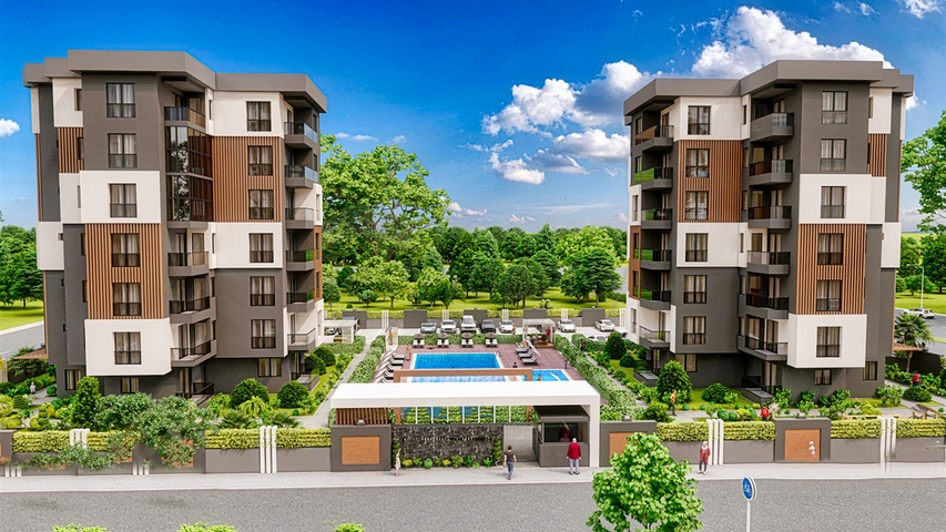 Wohnungen planen 1+1,2+1 im Stadtteil Kepez - Antalya 