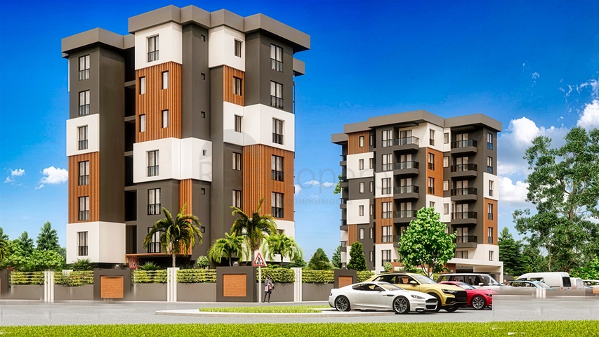 Wohnungen planen 1+1,2+1 im Stadtteil Kepez - Antalya 