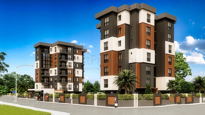 Wohnungen planen 1+1,2+1 im Stadtteil Kepez - Antalya 