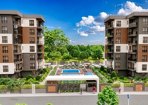 Wohnungen planen 1+1,2+1 im Stadtteil Kepez - Antalya 