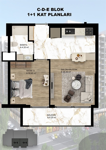 Investitionsprojekt in der Region Doschemealta - Antalya