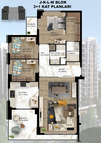 Investitionsprojekt in der Region Doschemealta - Antalya