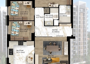 Investitionsprojekt in der Region Doschemealta - Antalya